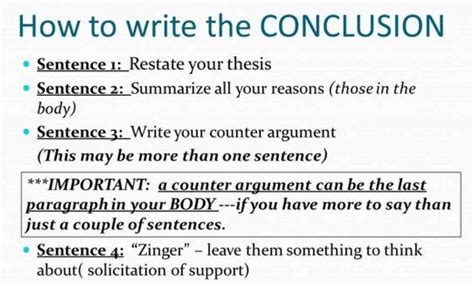good ways  start  conclusion paragraph   start  conclusion