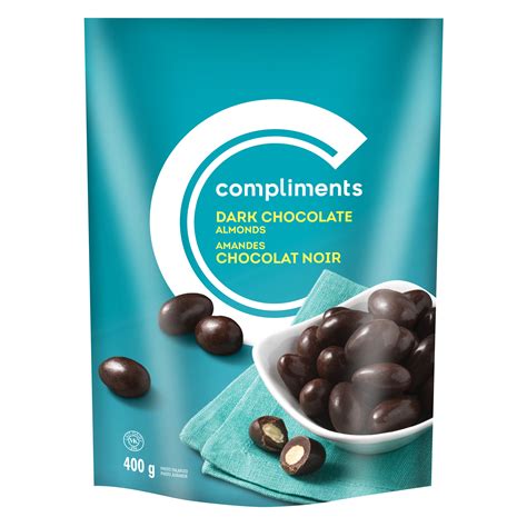 dark chocolate covered almonds   complimentsca