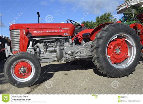 restored massey fergusson  tractor editorial stock image image  restored tractor