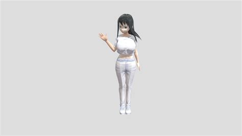 Anime Girl Rigged Download Free 3d Model By Lil Cristal [174561b