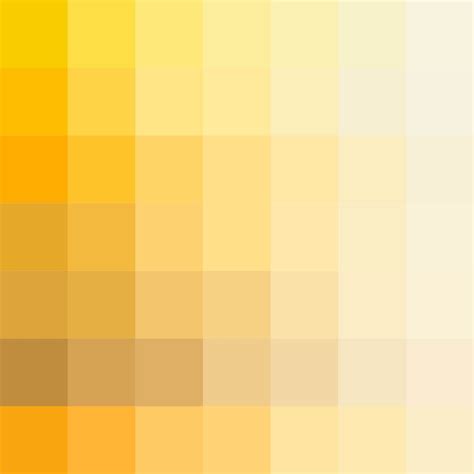 nuancier carte des couleurs color palette yellow flat color  xxx