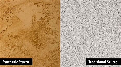 synthetic stucco  traditional stucco    difference