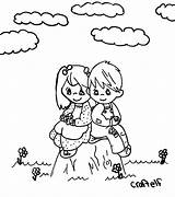 Coloring Boy Girl Pages Girls Boys Little Printable People Colouring Clipart Drawing Book Comments Elf Coloringhome Library Themed Popular sketch template