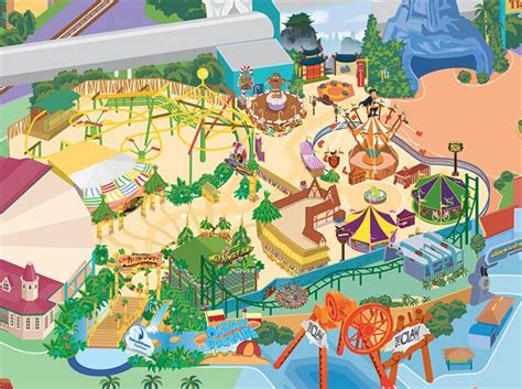 Dreamworld Park Map Dreamworks Area Greg Jackson Mettro