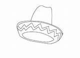 Coloring Mexican Cinco Mayo Hat Printable Sombrero Fiesta Color Sheet Crafts Arts Pages Hubpages sketch template