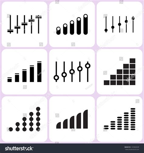 level icons set stock vector illustration  shutterstock