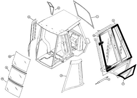 case  backhoe parts list