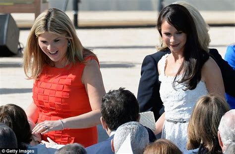 camera ready in less than two weeks new mother jenna bush hager looks sensational at george