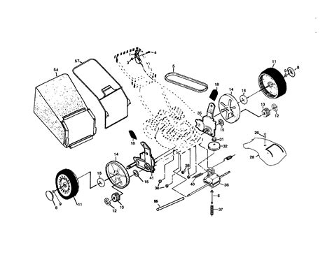 transmissionwheelsbagger diagram parts list  model  craftsman parts walk