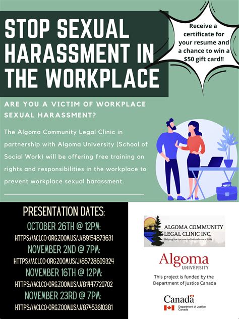 free sexual harassment in the workplace training algoma