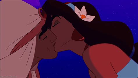aladdin and jasmine share a kiss images femalecelebrity