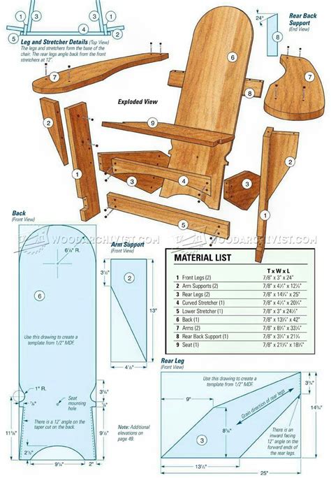 pin de james gilman em chaise en bois  fabriquer cadeiras de adirondack cadeiras de jardim