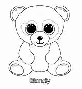Coloring Beanie Pages Boo Boos Ty Panda Sheets Print Visit Kids Birthdays sketch template