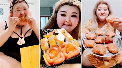 bbw chubby belly girls eating show n cute moments compilation plus size