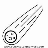 Meteorito Meteoro Asteroid Meteorite Meteor Astrodienst Ultracoloringpages sketch template
