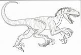 Jurassic Coloring Pages Velociraptor Raptor Park Color Lego Printable Clipart Print Popular sketch template
