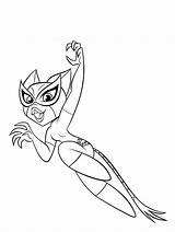 Dc Girls Superhero Coloring Pages Super Hero Wonder Girl Catwoman Sheets Cartoon Chibi sketch template
