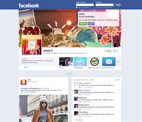 asos  facebook social media banner banner design social media