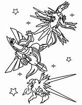 Arceus Palkia Dialga Darkrai Diamant Minecart Perle Beast Coloriages Kleurplaten Paradijs Pokémon Starters Colorier sketch template