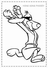 Kong Phooey Colorat Planse Inapoi Multe sketch template