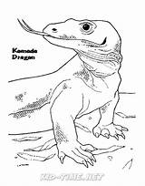 Komodo Comodo Animalstown sketch template