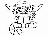 Yoda Mandalorian Raskrasil sketch template
