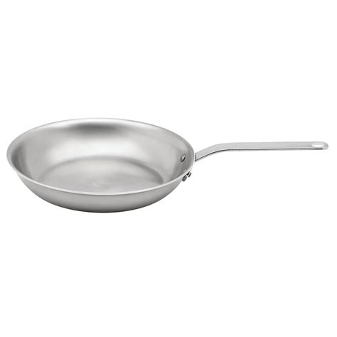 vollrath tribute  tri ply stainless steel fry pan  chrome