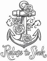 Coloring Pages Adult Sink Bold Refuse Printable Urban Tattoo Adults Colouring Sheets Unique Book Embroidery Awesome Threads Designs Color Anchors sketch template