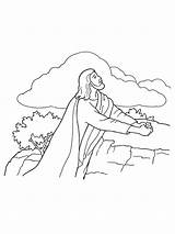 Jesus Gethsemane Praying Atonement Coloring Christ Drawing Line Lds Garden Pages Drawings Kneeling Prayer Rock Primary Bible Gospel Kids Jésus sketch template