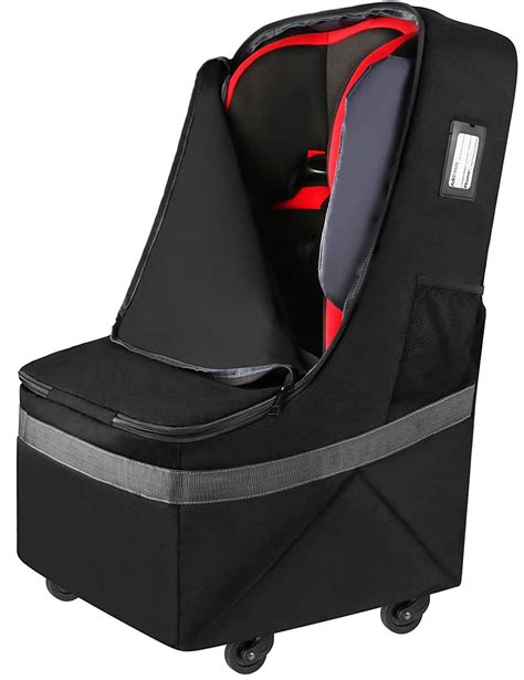 car seat travel bag  wheels padded car seats backpack large durable carseat carrier bag