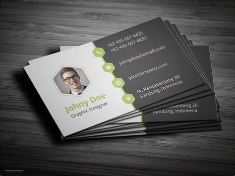 photo business cards templates   creative business card template