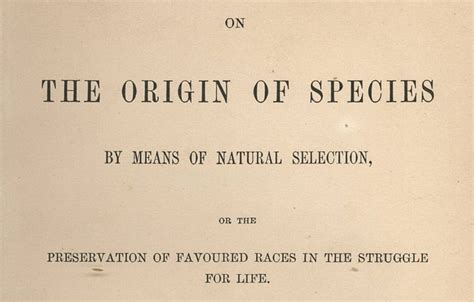 El Origen De Las Especies Segun Charles Darwin El De Las Las