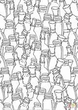 Flasche Muster Flaschen Korken sketch template