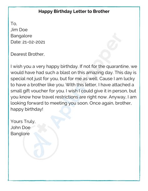 happy birthday letter formats formal  informal happy birthday