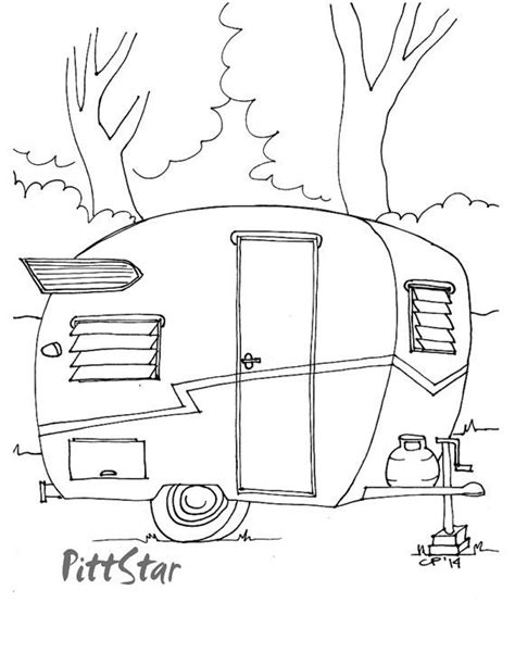 camper coloring pages coloring pages kids