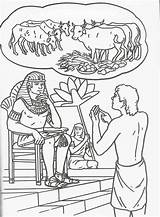 Joseph Famine Choose Board Bible Pharaoh sketch template