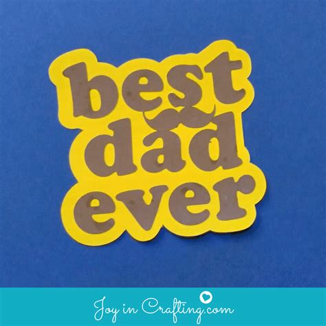 dad  cake topper joy  crafting