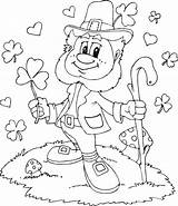 Leprechaun Coloring Pages Everfreecoloring sketch template