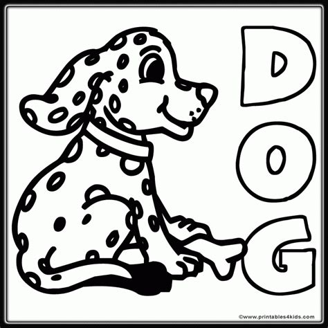 spotted dog coloring page printables  kids coloring home