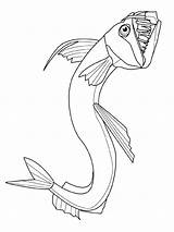 Vissen Kleurplaten Fisch Peixes Dieren Peixe Pesce Espada Ikan Mewarnai Poisson Poissons Pesci Animasi Gify Bergerak Viper Marinho Malvorlage Downloaden sketch template