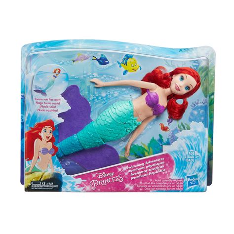 disney princess swims    adventure ariel mermaid doll fashion