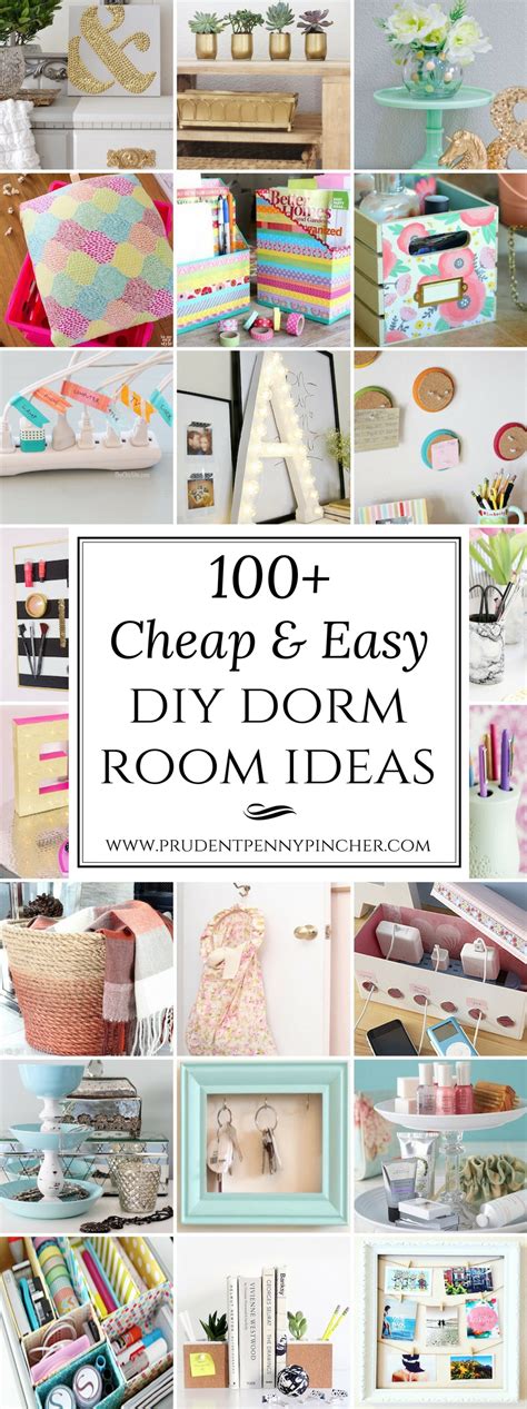 cheap  easy dorm room diy ideas prudent penny pincher