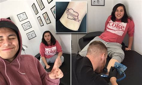 teen lets bff pick first tattoo he picks instagram handle