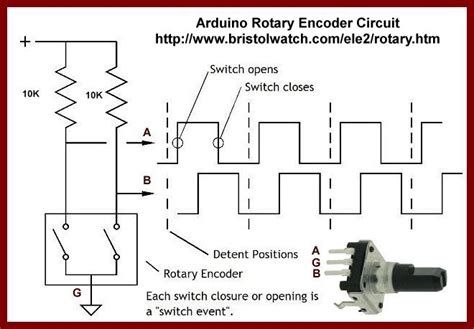 arduino rotary encoder circuit