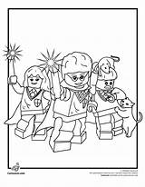 Coloring Lego Potter Harry Pages Printable Print sketch template