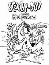 Coloring Pages Doo Scooby Hollywood Cartoon Sheets Kids Color Printable Colouring Character Happy Sign Animals Holiday Characters Sheet Found Print sketch template