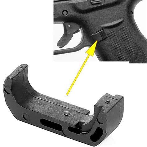 glock extended magazine release mag catch  glock   fits glock models