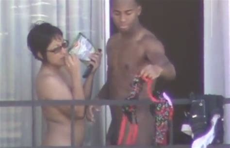 black straight dude naked on the balcony spycamfromguys hidden cams spying on men