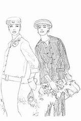 Coloring Books Book Pages Fashion sketch template