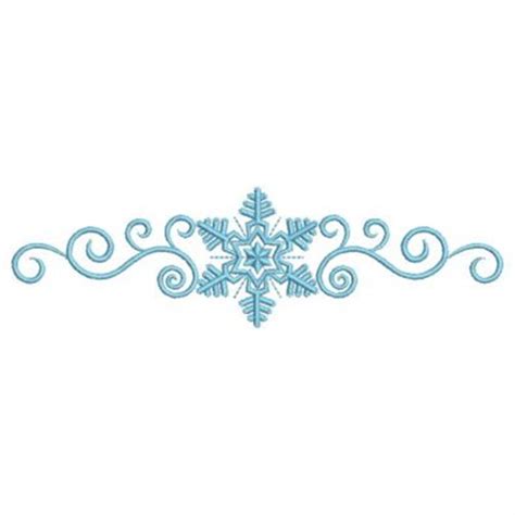 snow flake border colouring pages